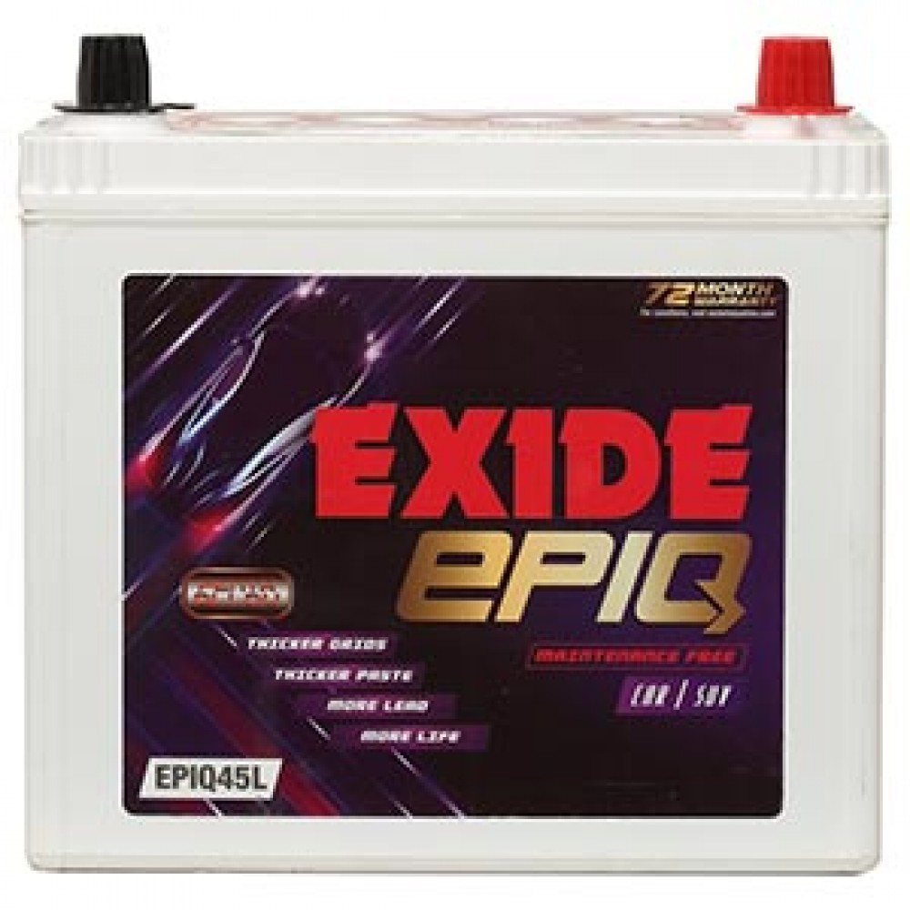 EXIDE CAR BTTERY PRICE FEP0-EPIQ35L ( 35 Ah ) 